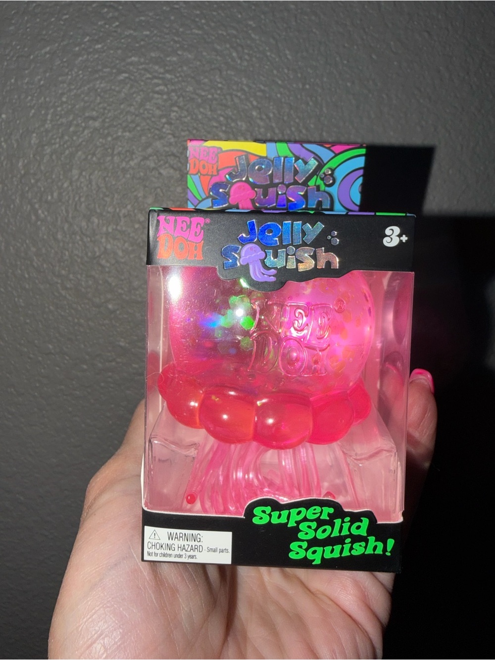 Needoh Jelly Squish Pink